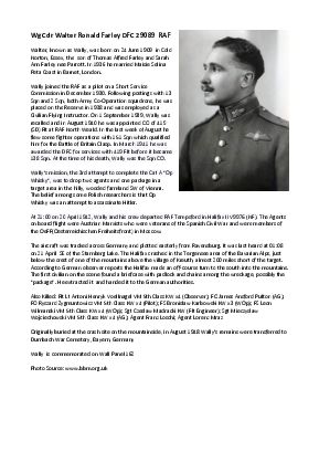 A preview of a PDF biography for Farley, Walter Ronald